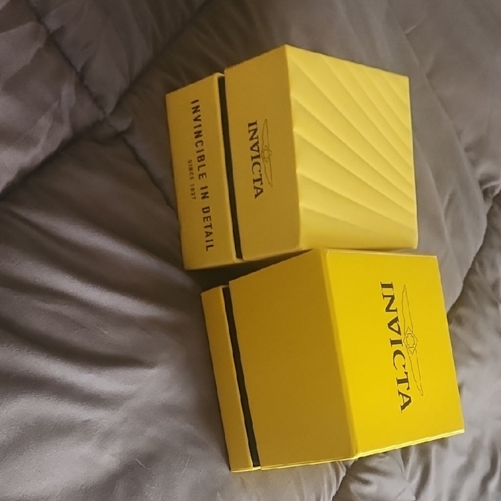 Invicta Bold Yellow Watch Box